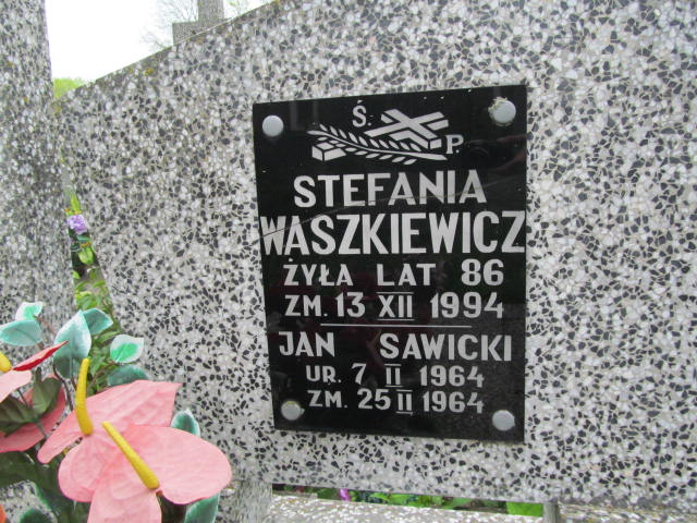 Jan Sawicki 1964 Krasnybór - Grobonet - Wyszukiwarka osób pochowanych
