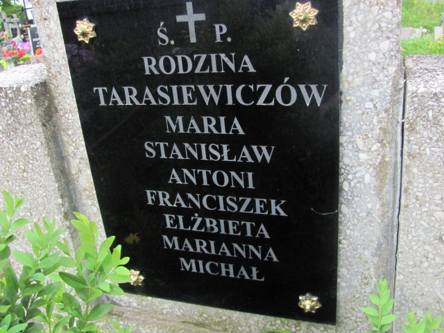 Michał Tarasiewicz Krasnybór - Grobonet - Wyszukiwarka osób pochowanych