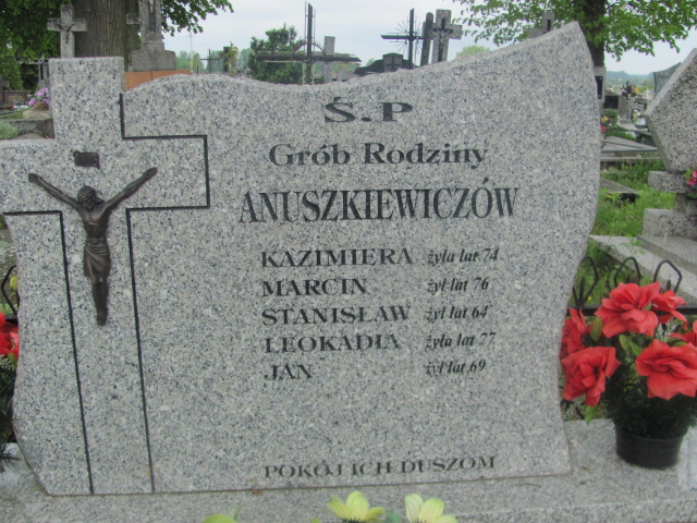 Marcin Anuszkiewicz Krasnybór - Grobonet - Wyszukiwarka osób pochowanych