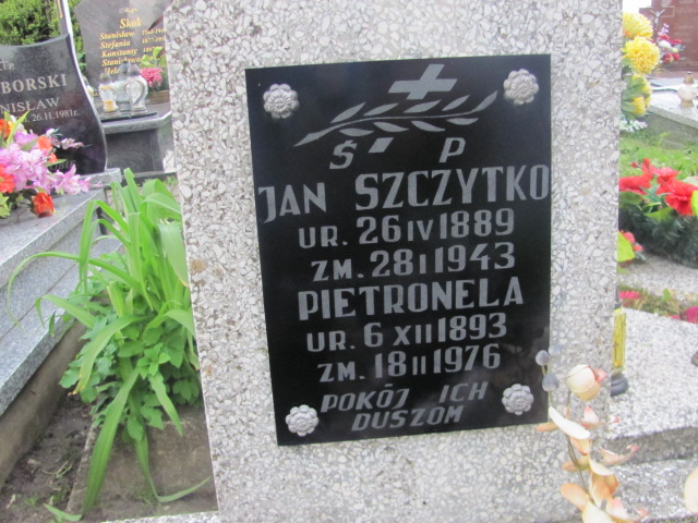 Jan Szczytko 1889 Krasnybór - Grobonet - Wyszukiwarka osób pochowanych